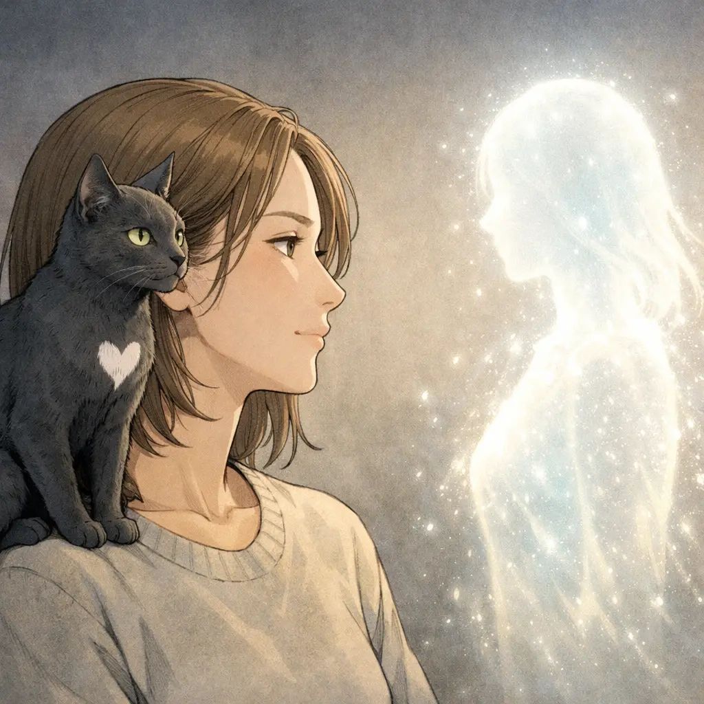Perché sur ton épaule, Akata observe ton âme